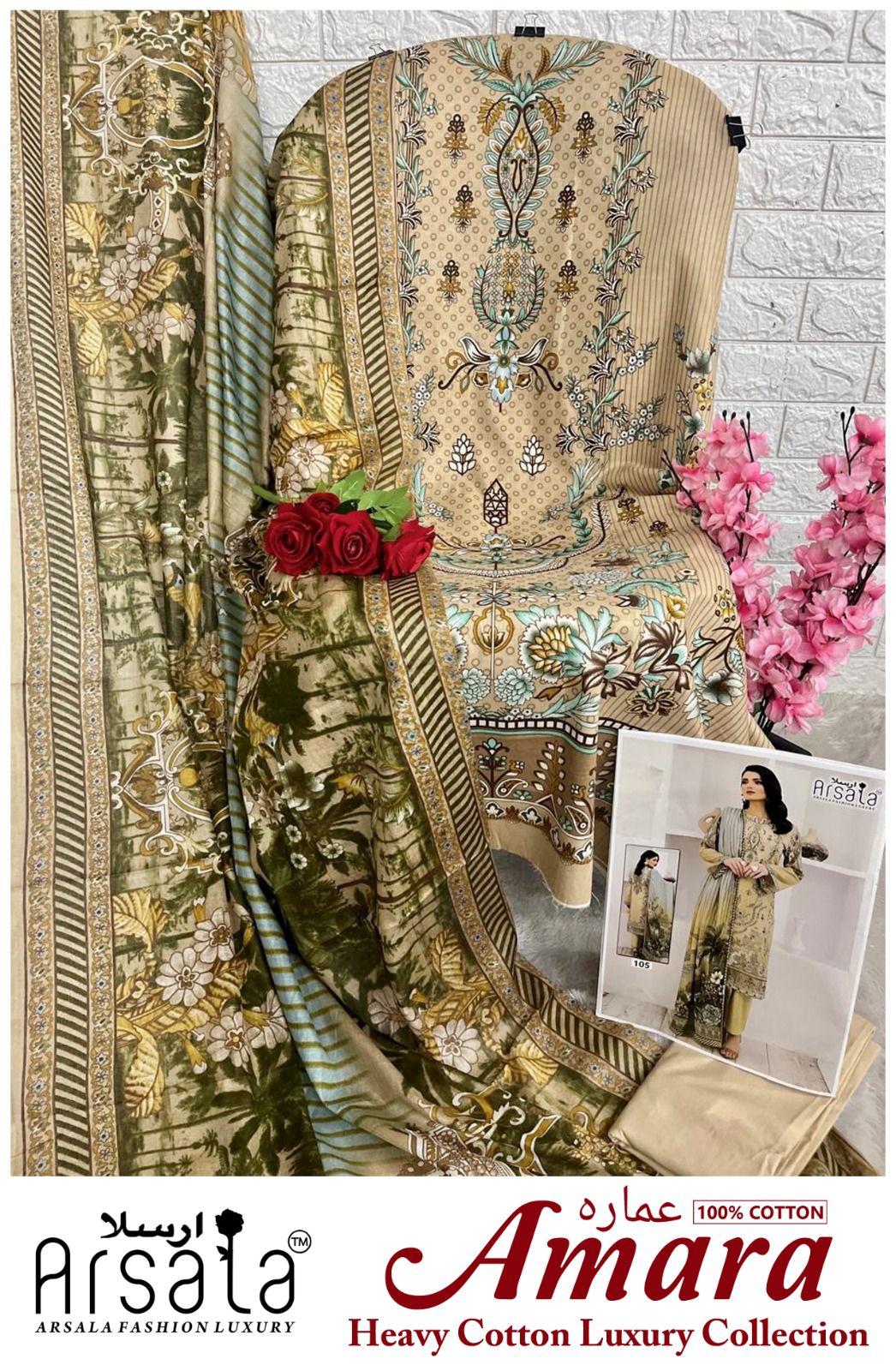 amara heavy cotton luxury collection arsala fashion karachi salwar suits manufacturer gujarat