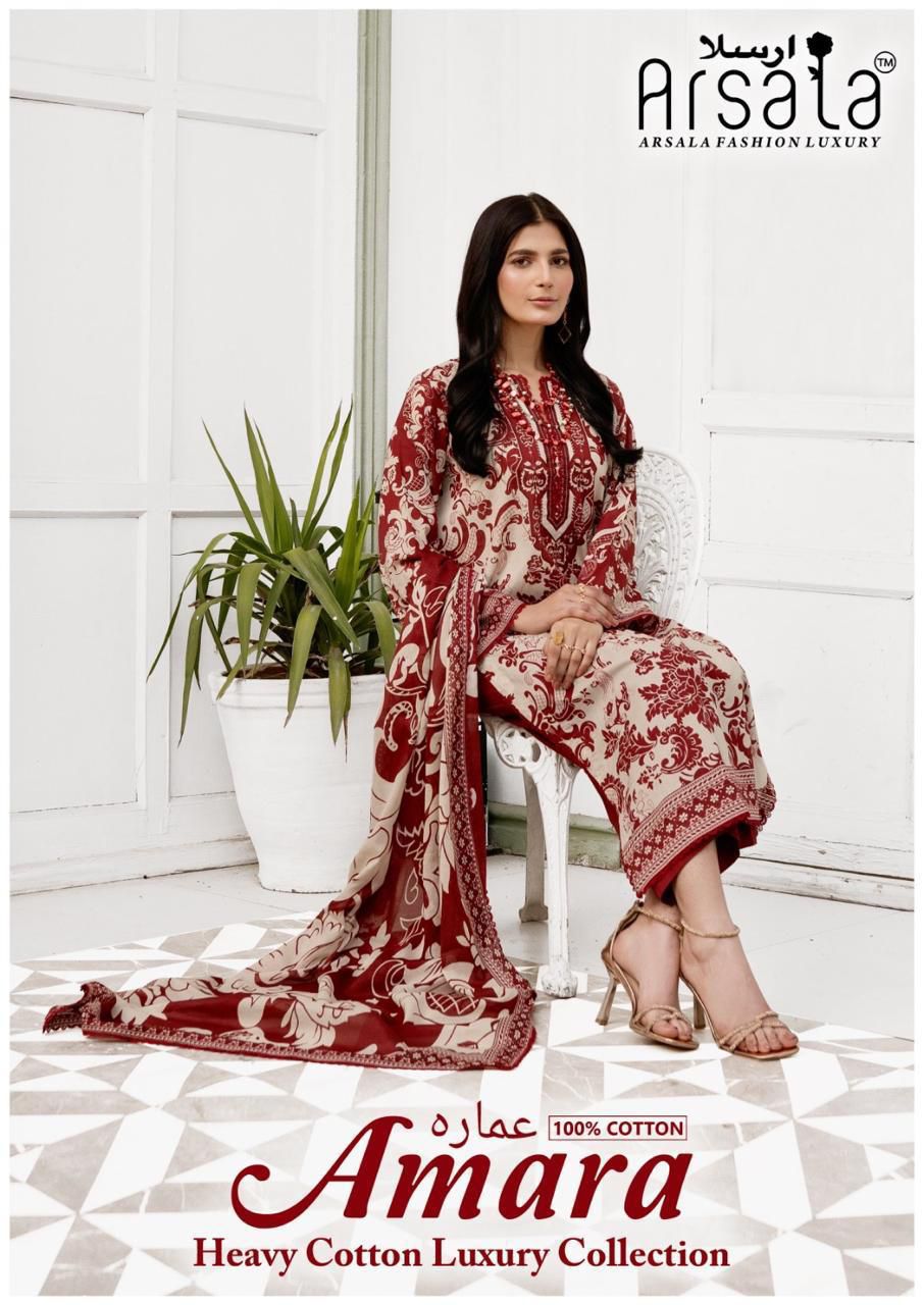 amara heavy cotton luxury collection arsala fashion karachi salwar suits manufacturer gujarat