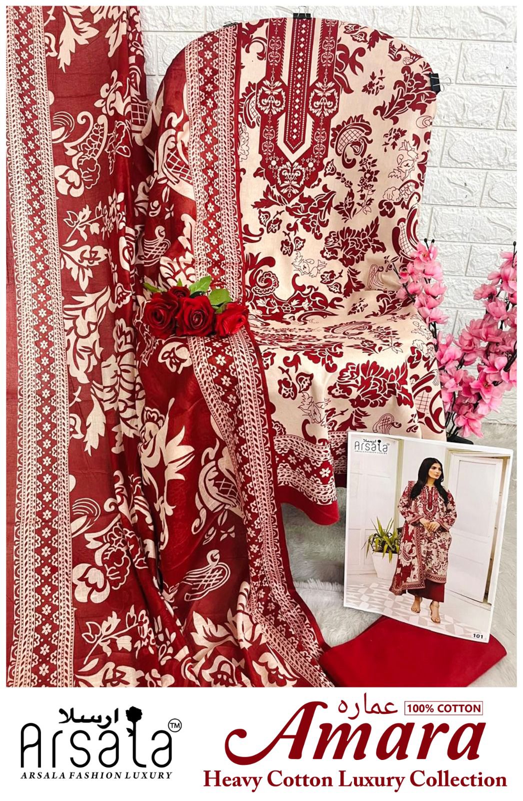 amara heavy cotton luxury collection arsala fashion karachi salwar suits manufacturer gujarat