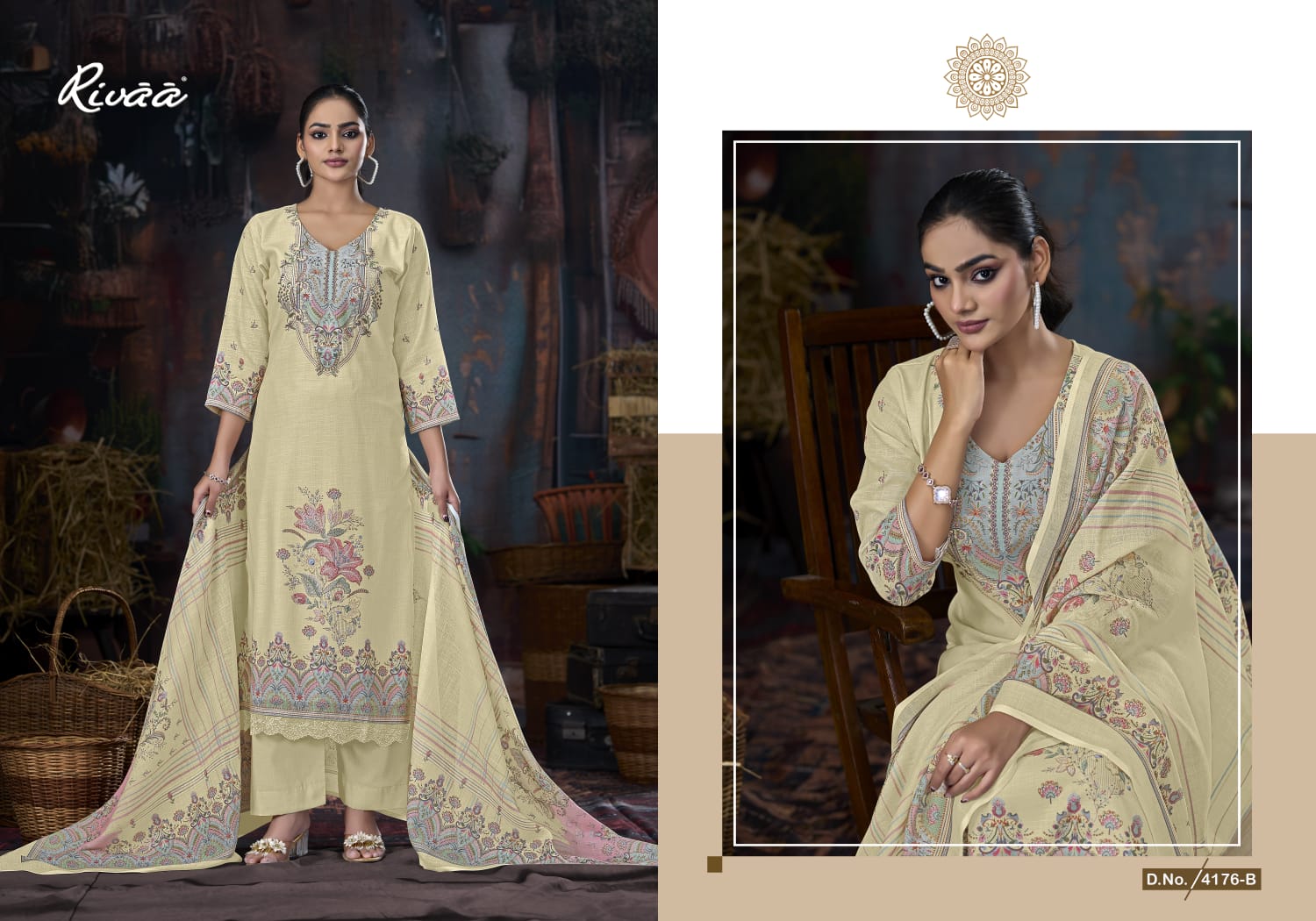 Amara Rivaa Linen Pant Style Suits Wholesale