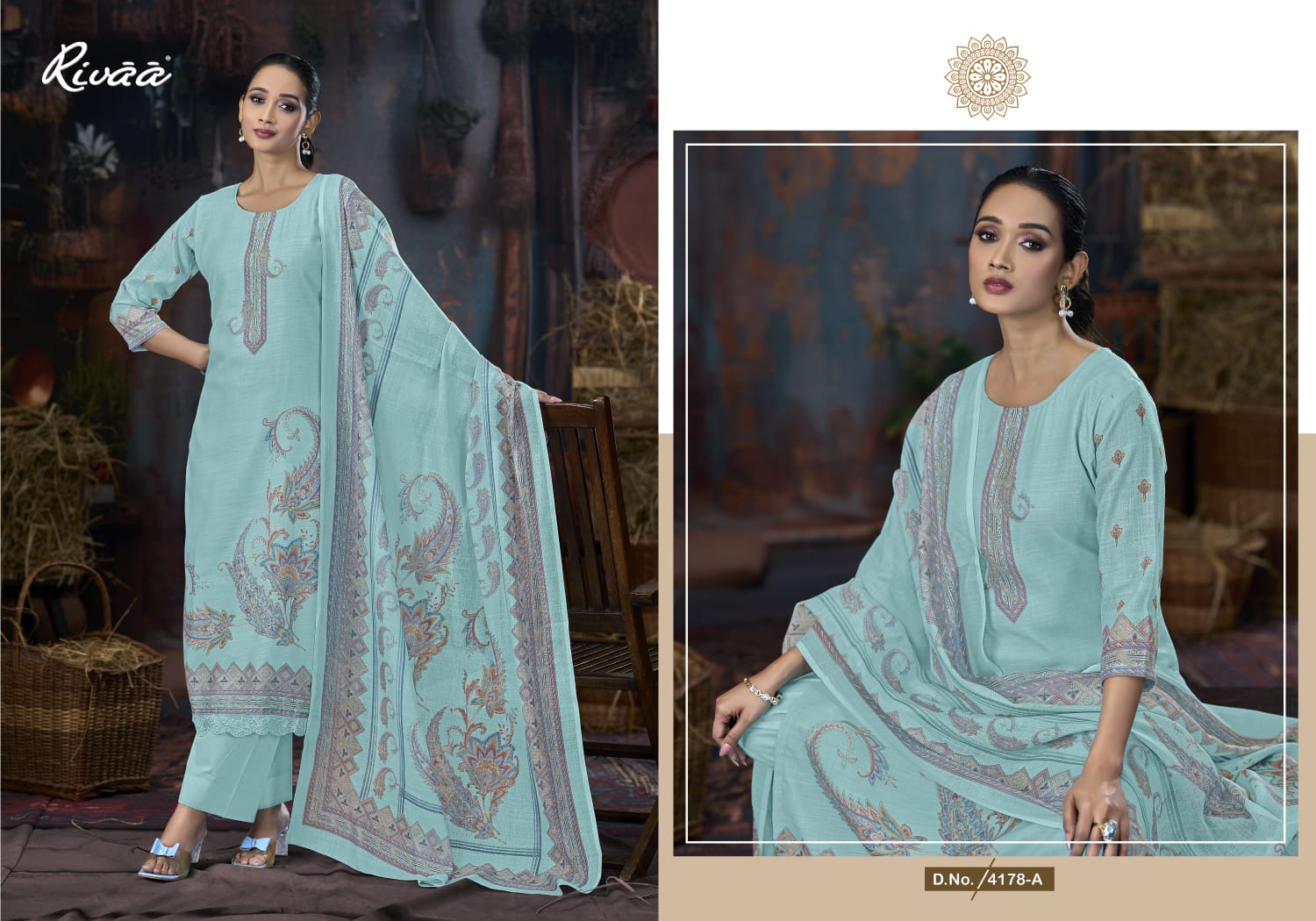 Amara Rivaa Linen Pant Style Suits Wholesale