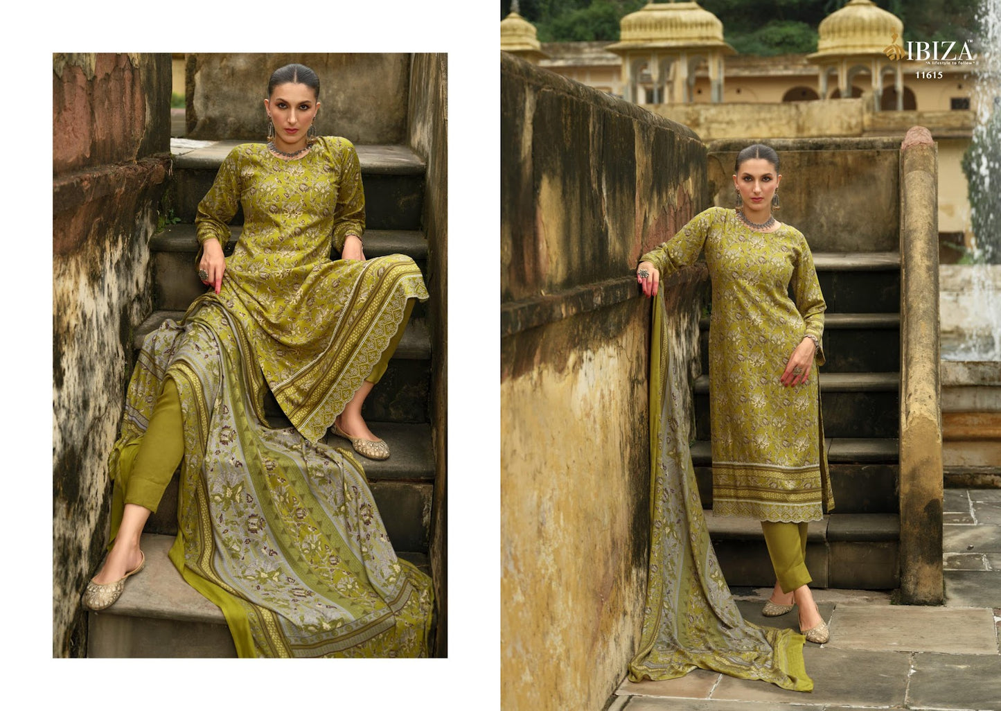 Amara Vol 3 Ibiza Viscose Pashmina Suits Wholesaler India