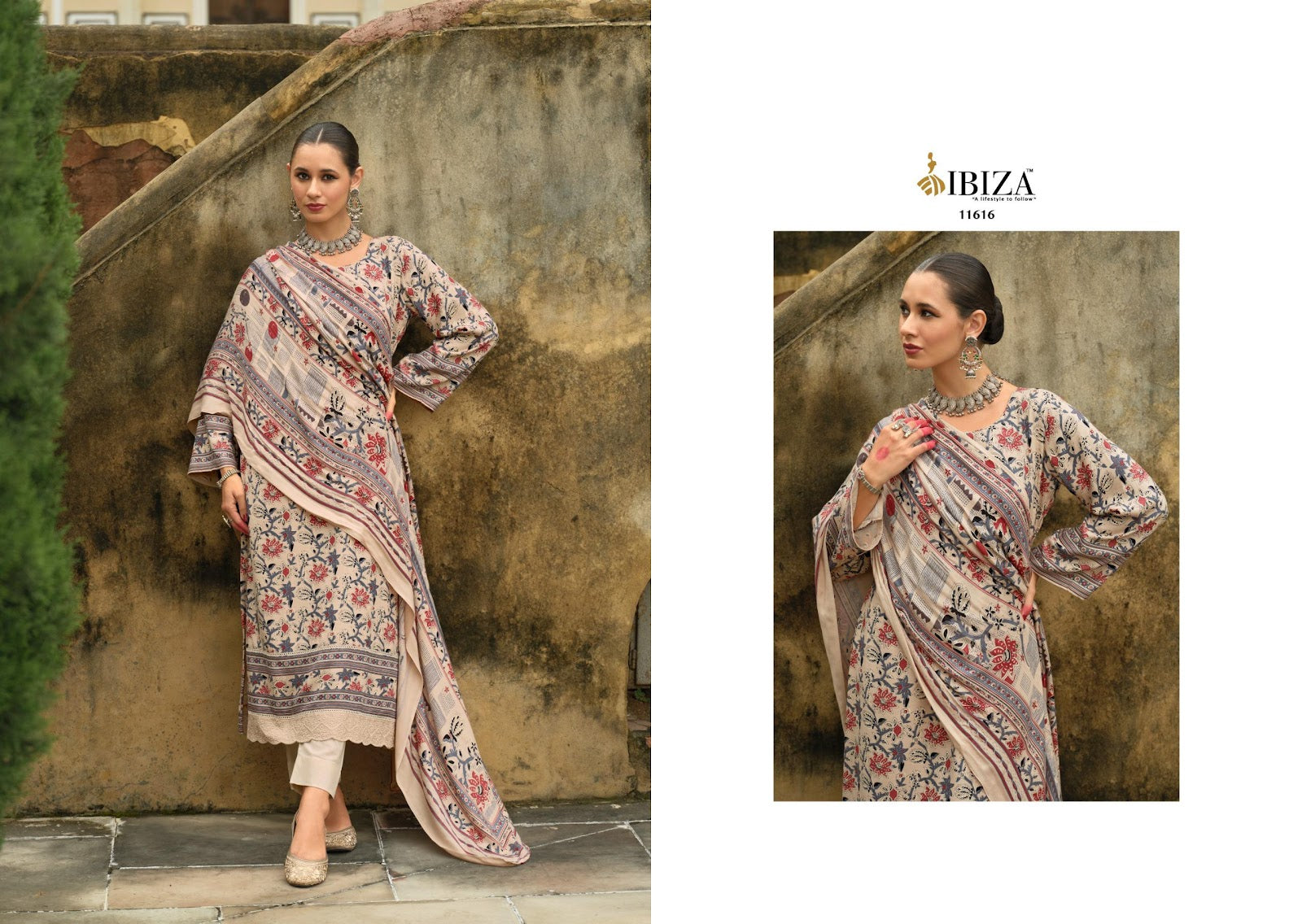 Amara Vol 3 Ibiza Viscose Pashmina Suits Wholesaler India