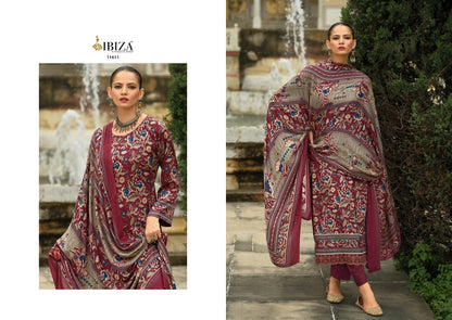 Amara Vol 3 Ibiza Viscose Pashmina Suits Wholesaler India