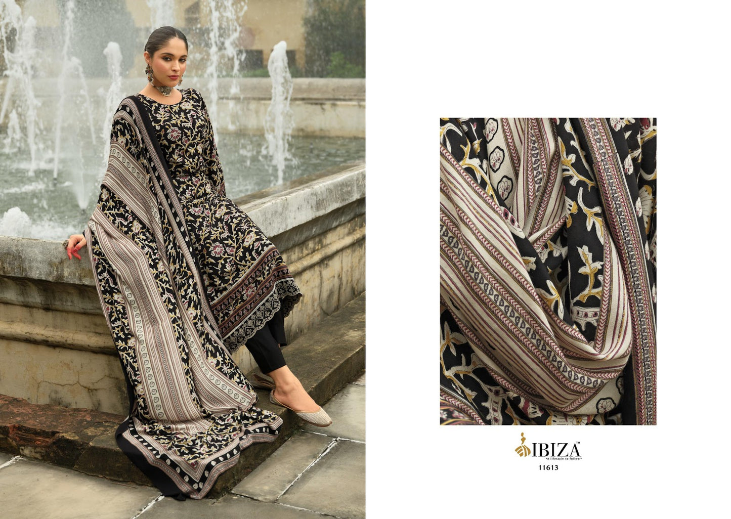 Amara Vol 3 Ibiza Viscose Pashmina Suits Wholesaler India