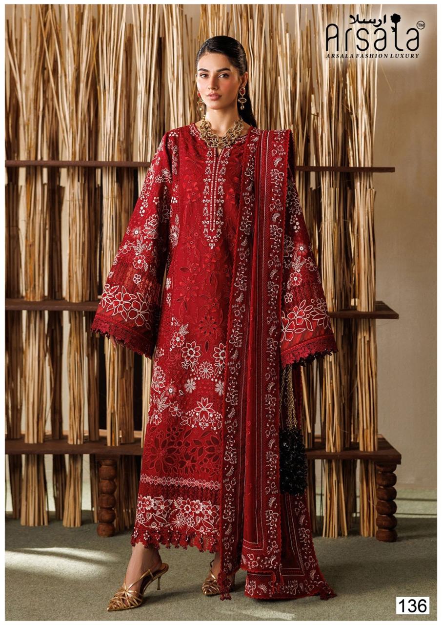 Amara Vol 4 Arsala Fashion Mix Cotton Karachi Salwar Suits Manufacturer India