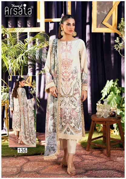 Amara Vol 4 Arsala Fashion Mix Cotton Karachi Salwar Suits Manufacturer India