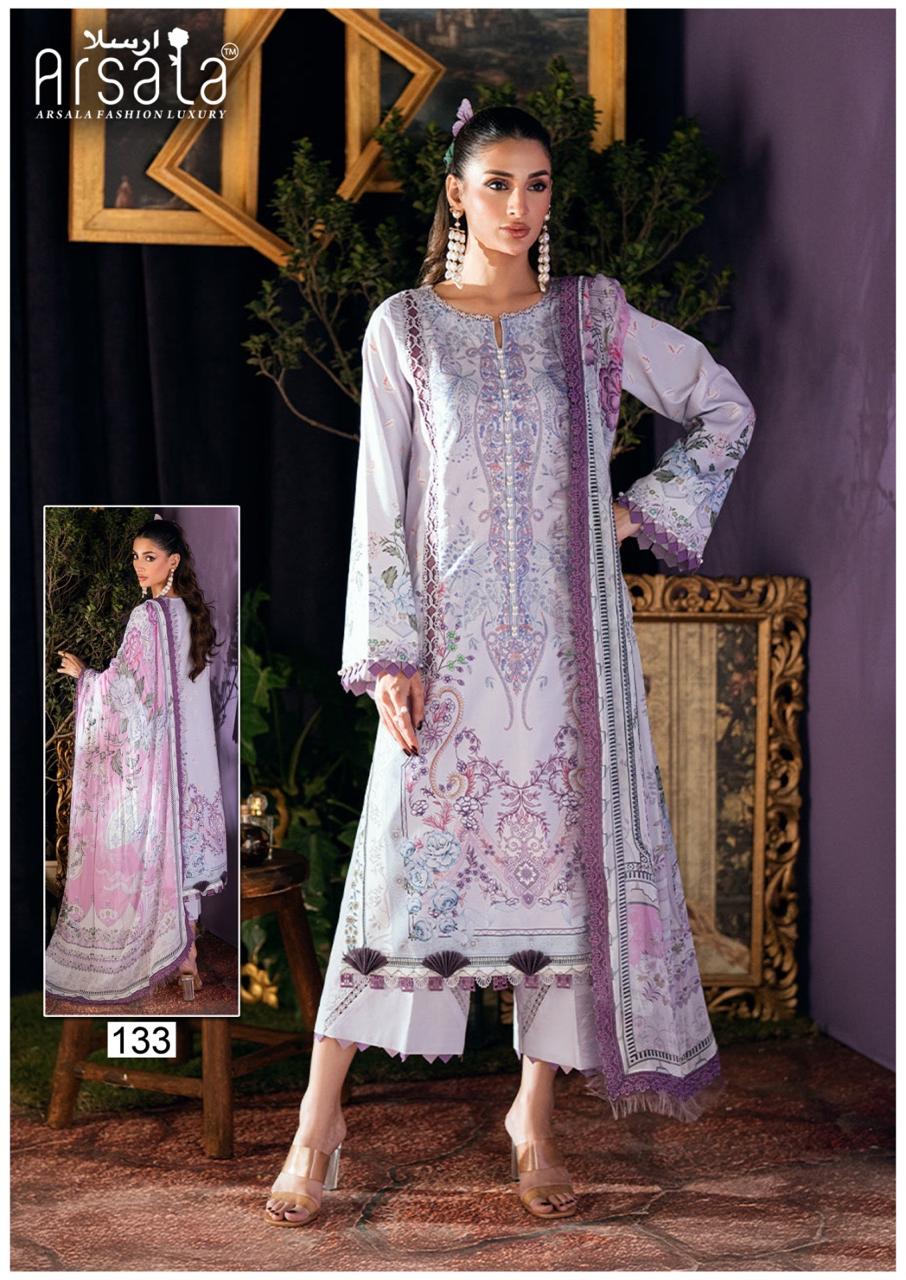 Amara Vol 4 Arsala Fashion Mix Cotton Karachi Salwar Suits Manufacturer India