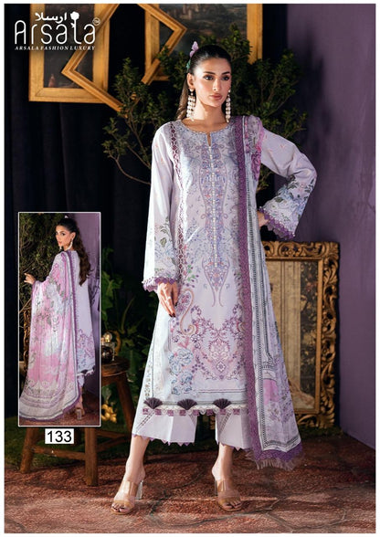 Amara Vol 4 Arsala Fashion Mix Cotton Karachi Salwar Suits Manufacturer India