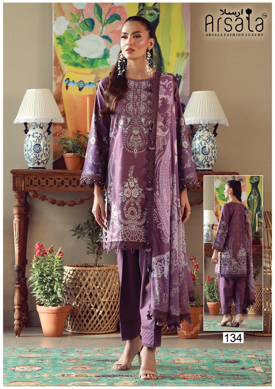 Amara Vol 4 Arsala Fashion Mix Cotton Karachi Salwar Suits Manufacturer India