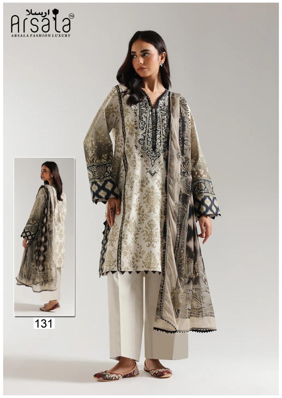 Amara Vol 4 Arsala Fashion Mix Cotton Karachi Salwar Suits Manufacturer India