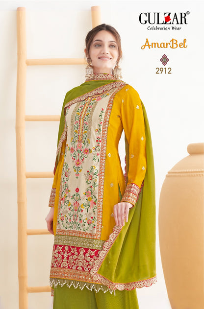Amarbel Gulzar Chinnon Readymade Suits Wholesaler Ahmedabad