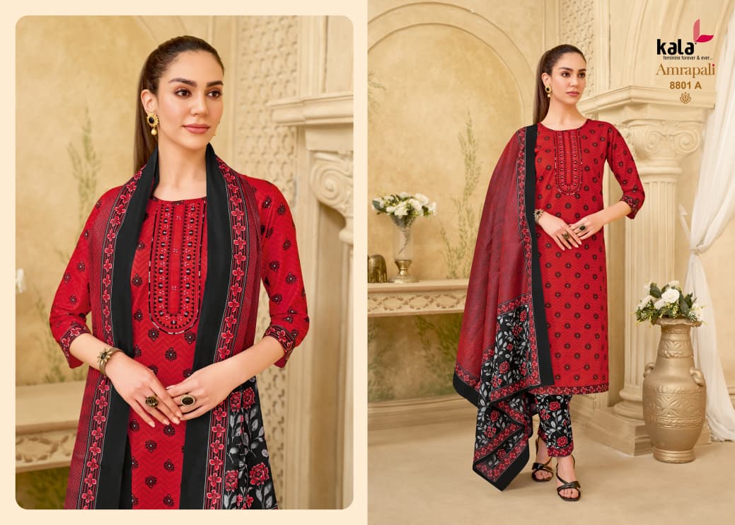 Amarpali Vol 2 Kala Readymade Cotton Pant Suits Wholesale Rate