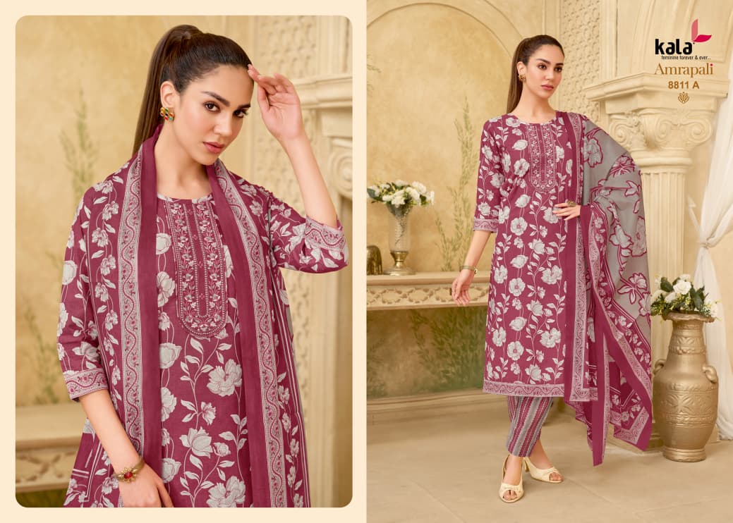 Amarpali Vol 2 Kala Readymade Cotton Pant Suits Wholesale Rate