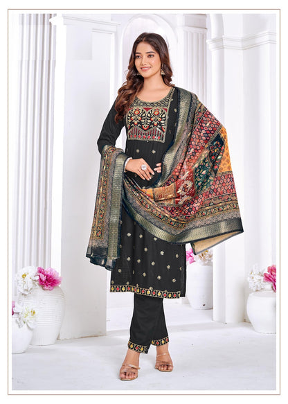 Amaya Bluehills Rayon 14Kg Readymade Pant Style Suits Wholesaler Ahmedabad