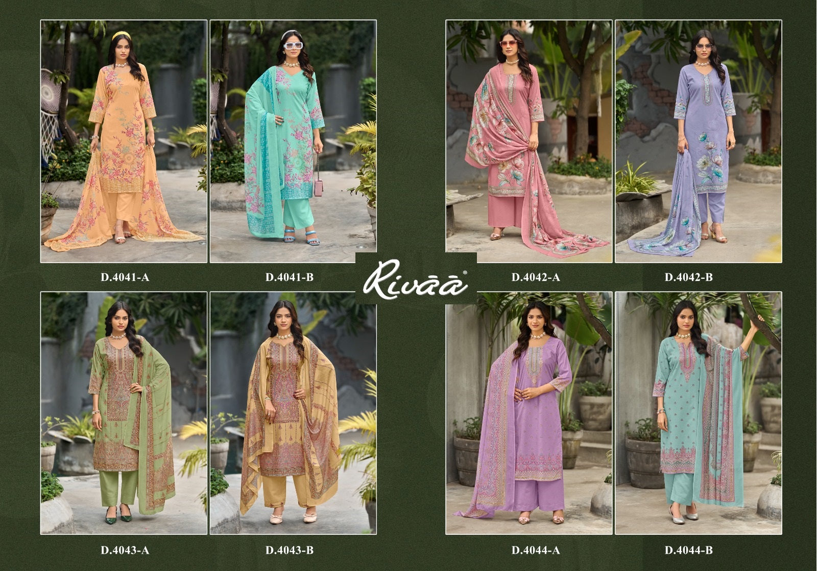 Amaya Rivaa Cotton Pant Style Suits Supplier Gujarat