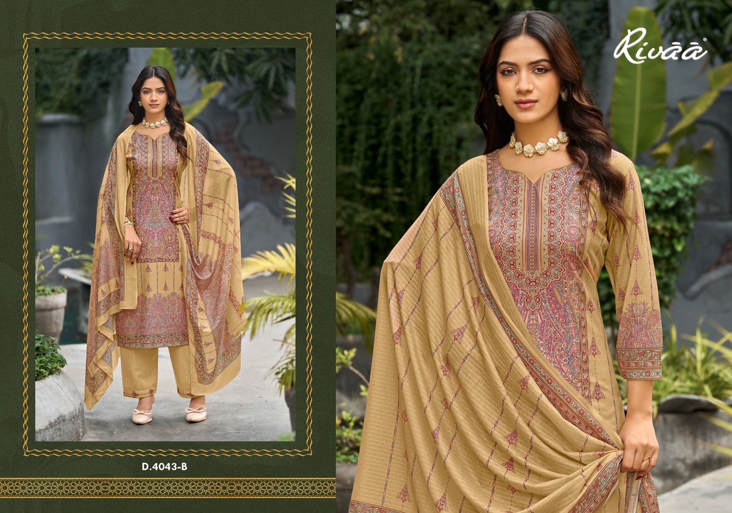 Amaya Rivaa Cotton Pant Style Suits Supplier Gujarat