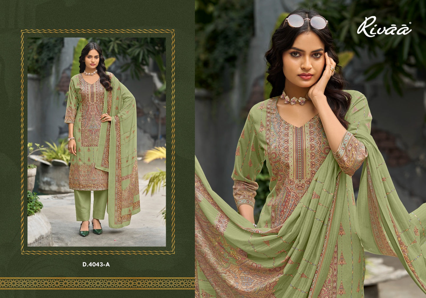 Amaya Rivaa Cotton Pant Style Suits Supplier Gujarat
