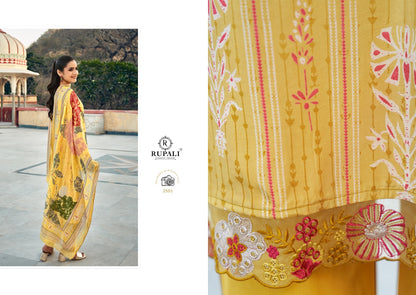 अमाया रूपाली मलमल पैंट स्टाइल सूट थोक मूल्य