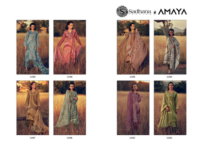 Amaya Sadhana Jam Cotton Pant Style Suits Wholesaler