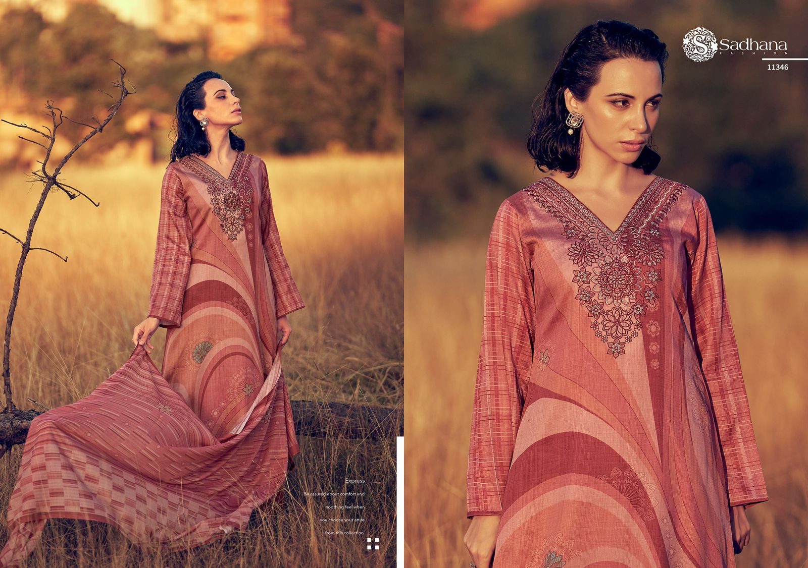 Amaya Sadhana Jam Cotton Pant Style Suits Wholesaler