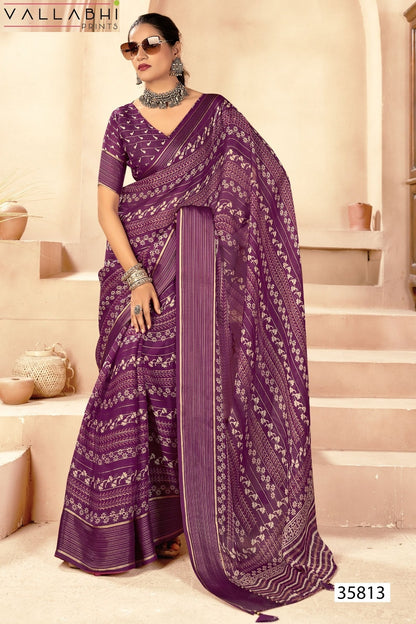 Amayah Vol 4 Vallabhi Prints Georgette Sarees Wholesaler