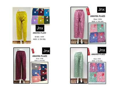 Amayra Liva 1511 Jnx Rayon Branded Palazzo Supplier Gujarat