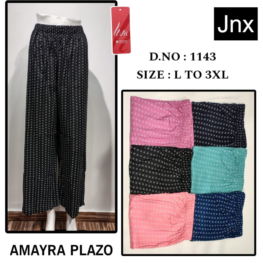 Amayra Print 0308 Jnx Liva Rayon Branded Palazzo Wholesale Price
