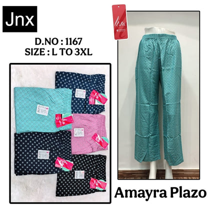 Amayra Print 0308 Jnx Liva Rayon Branded Palazzo Wholesale Price