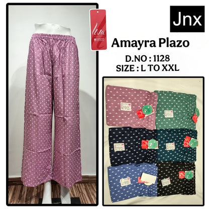 Amayra Print 0308 Jnx Liva Rayon Branded Palazzo Wholesale Price