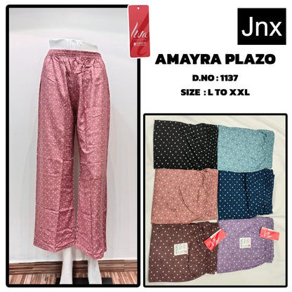 Amayra Print 0308 Jnx Liva Rayon Branded Palazzo Wholesale Price