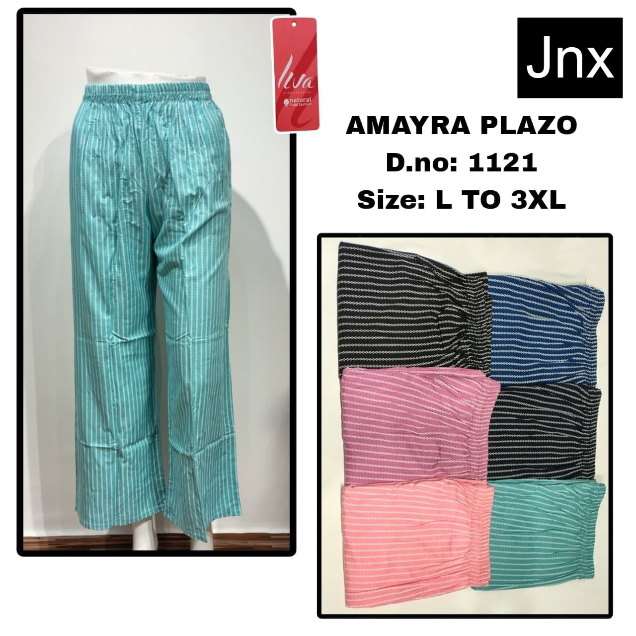 Amayra Print 0308 Jnx Liva Rayon Branded Palazzo Wholesale Price