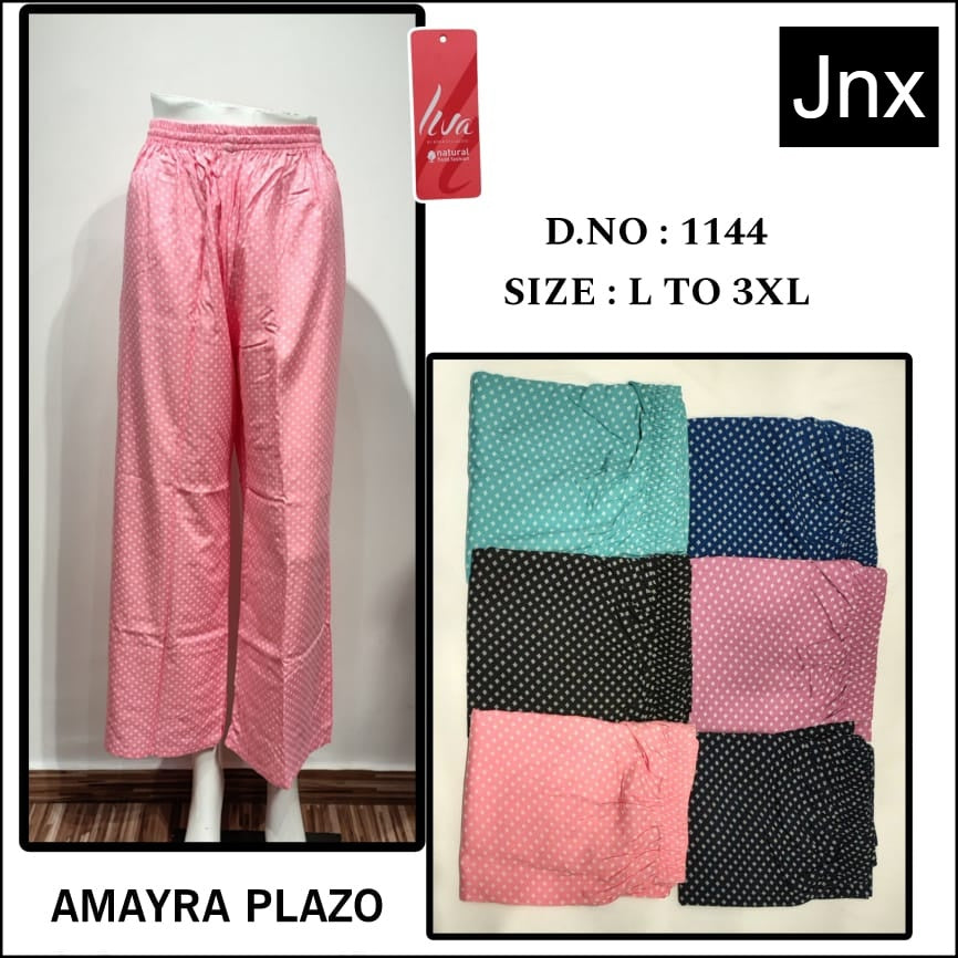 Amayra Print 0308 Jnx Liva Rayon Branded Palazzo Wholesale Price