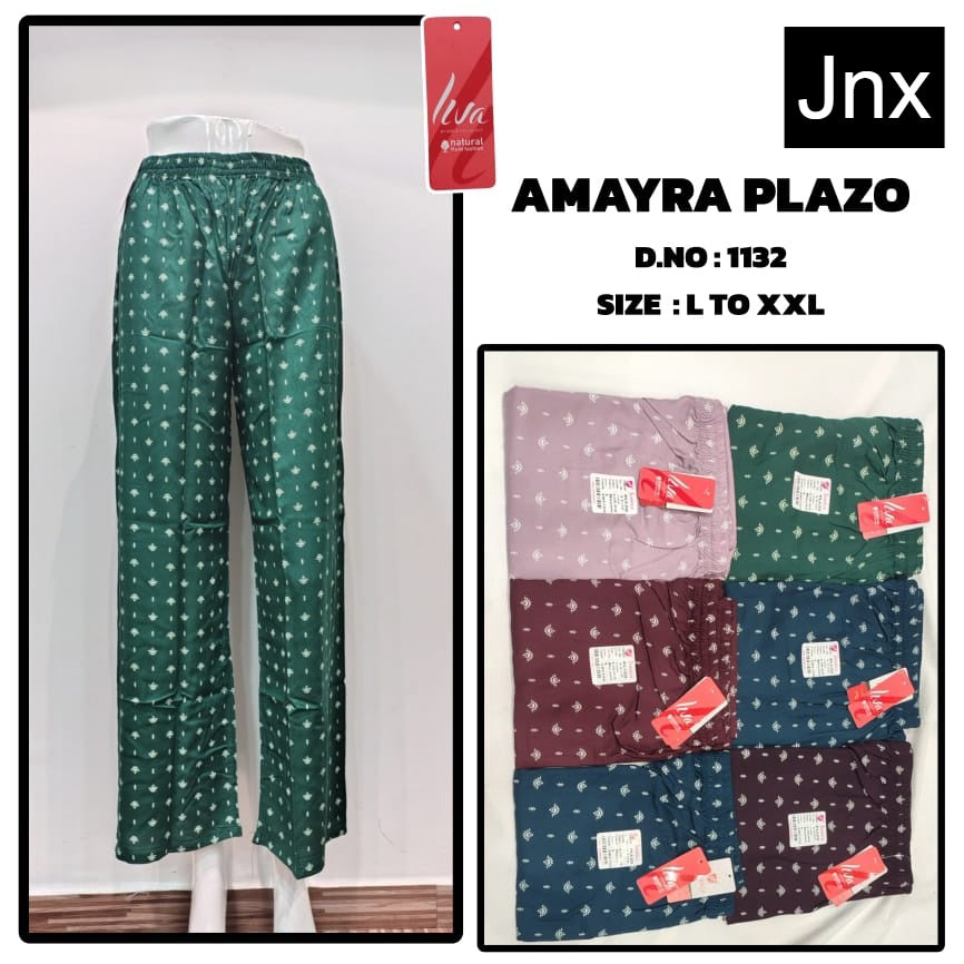 Amayra Print 0308 Jnx Liva Rayon Branded Palazzo Wholesale Price