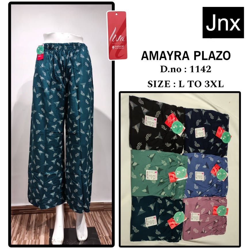 Amayra Print 0308 Jnx Liva Rayon Branded Palazzo Wholesale Price