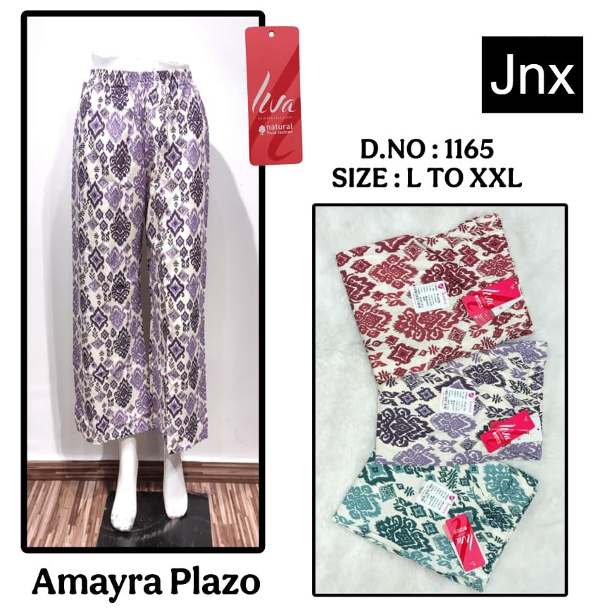 Amayra Print 0308 Jnx Liva Rayon Branded Palazzo Wholesale Price