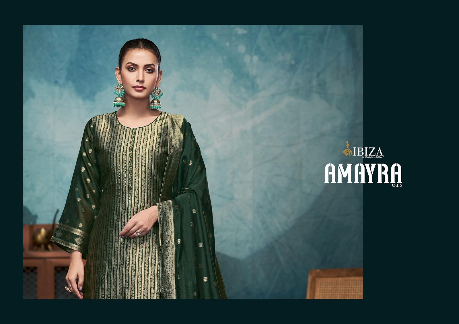 Amayra Vol 2 Ibiza Banglori Silk Pant Style Suits Exporter