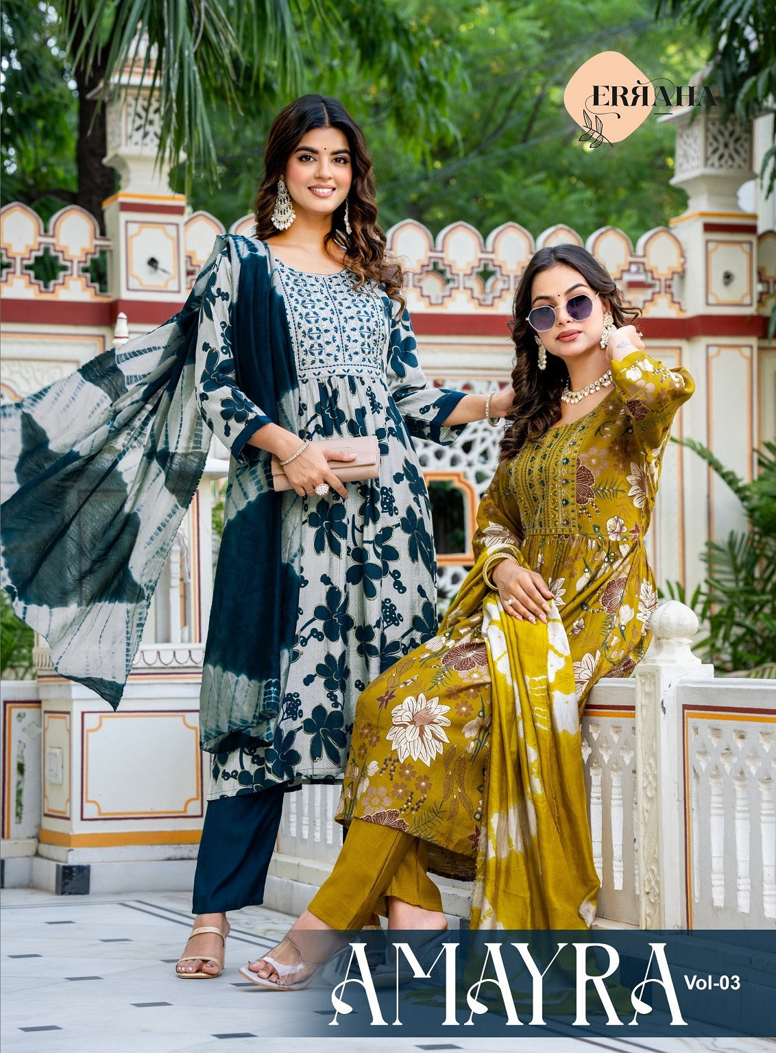 Amayra Vol 3 Erraha Vetican Readymade Pant Style Suits Supplier
