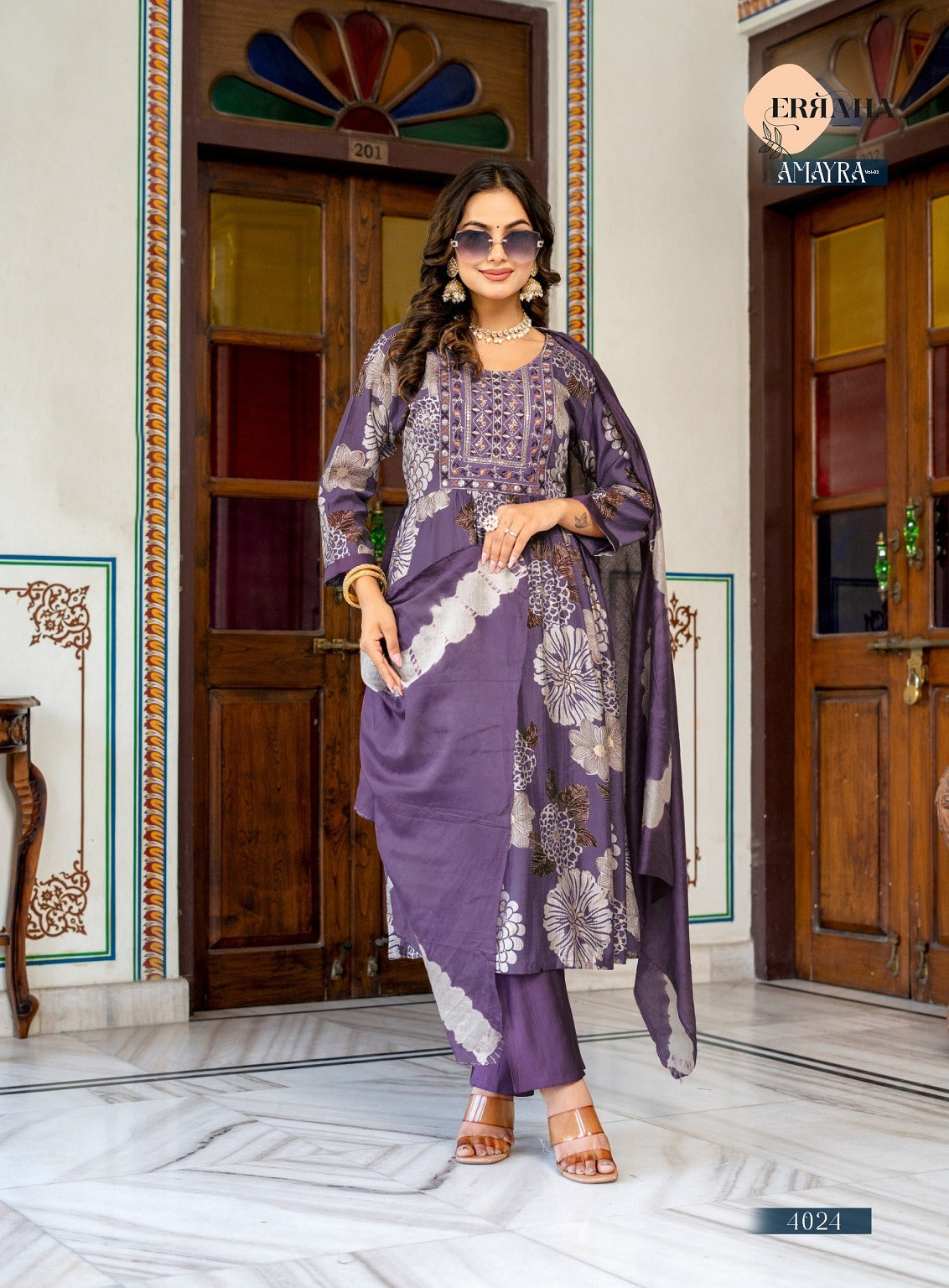 Amayra Vol 3 Erraha Vetican Readymade Pant Style Suits Supplier