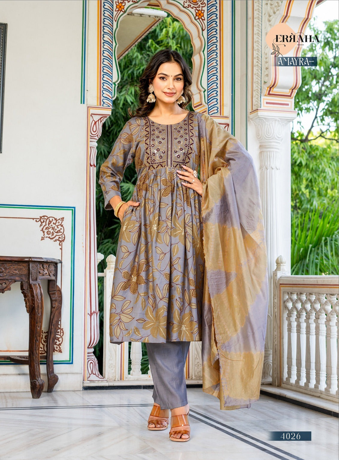 Amayra Vol 3 Erraha Vetican Readymade Pant Style Suits Supplier
