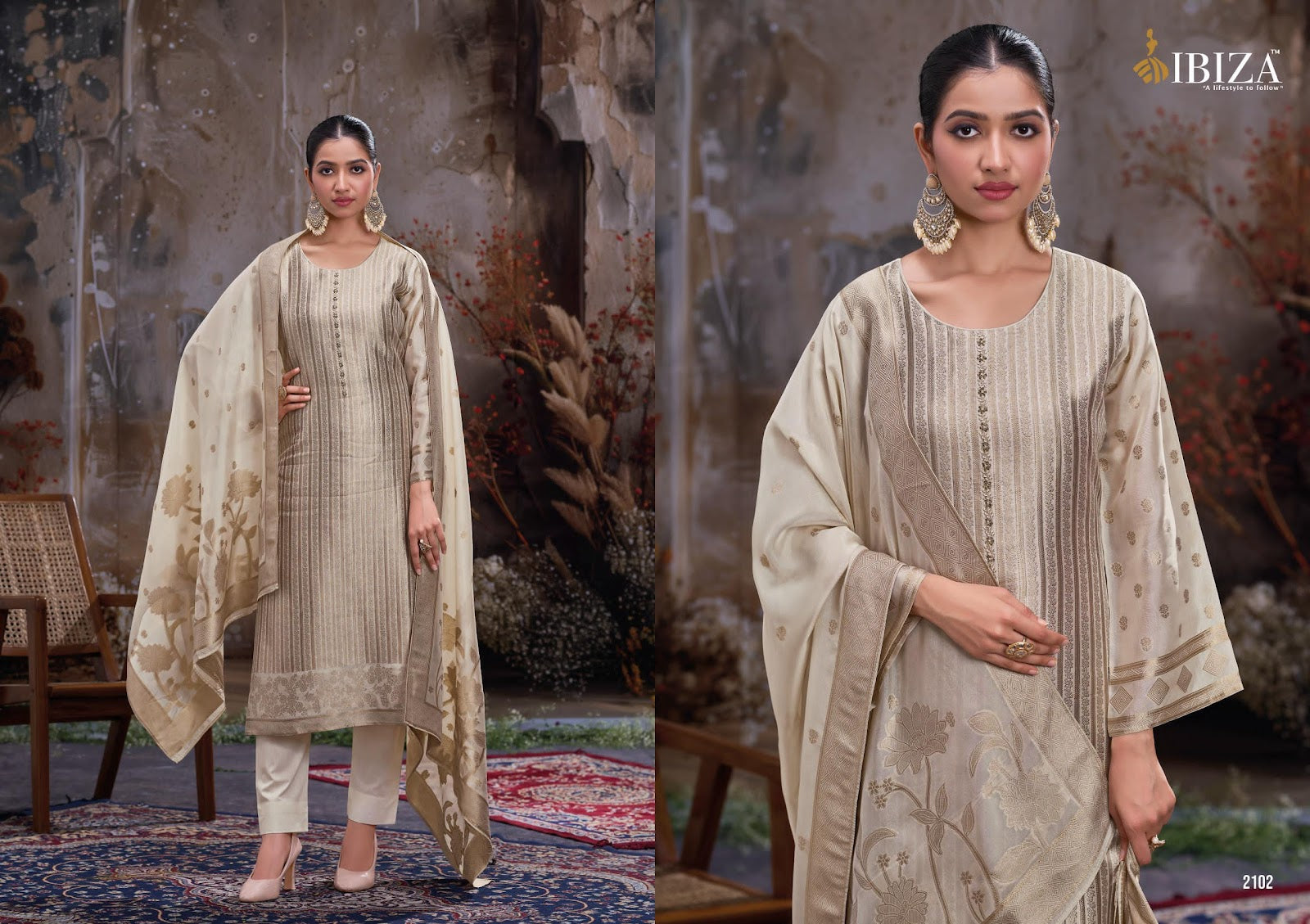 Amayra Vol 4 Ibiza Banglori Silk Pant Style Suits Exporter