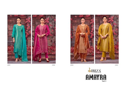 Amayra Vol 5 Ibiza Banglori Silk Pant Style Suits Wholesale Price