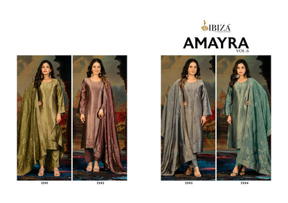 Amayra Vol 6 Ibiza Banglori Silk Pant Style Suits Supplier India