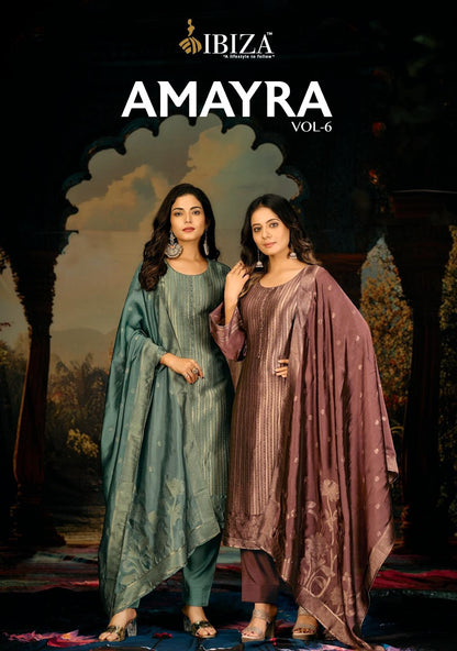 Amayra Vol 6 Ibiza Banglori Silk Pant Style Suits Supplier India
