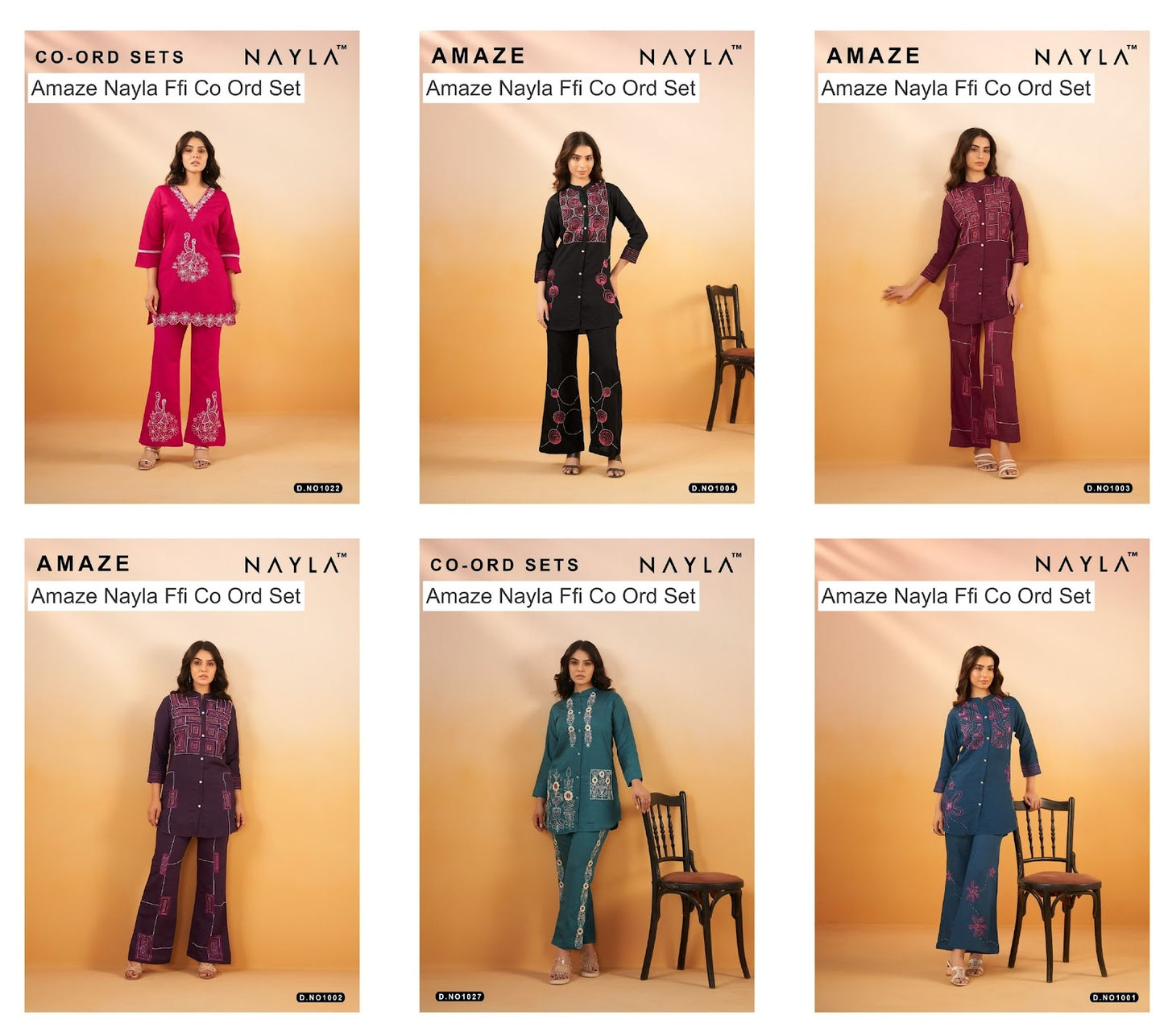 Amaze Nayla Ffi Viscose Silk Co Ord Set Exporter Gujarat