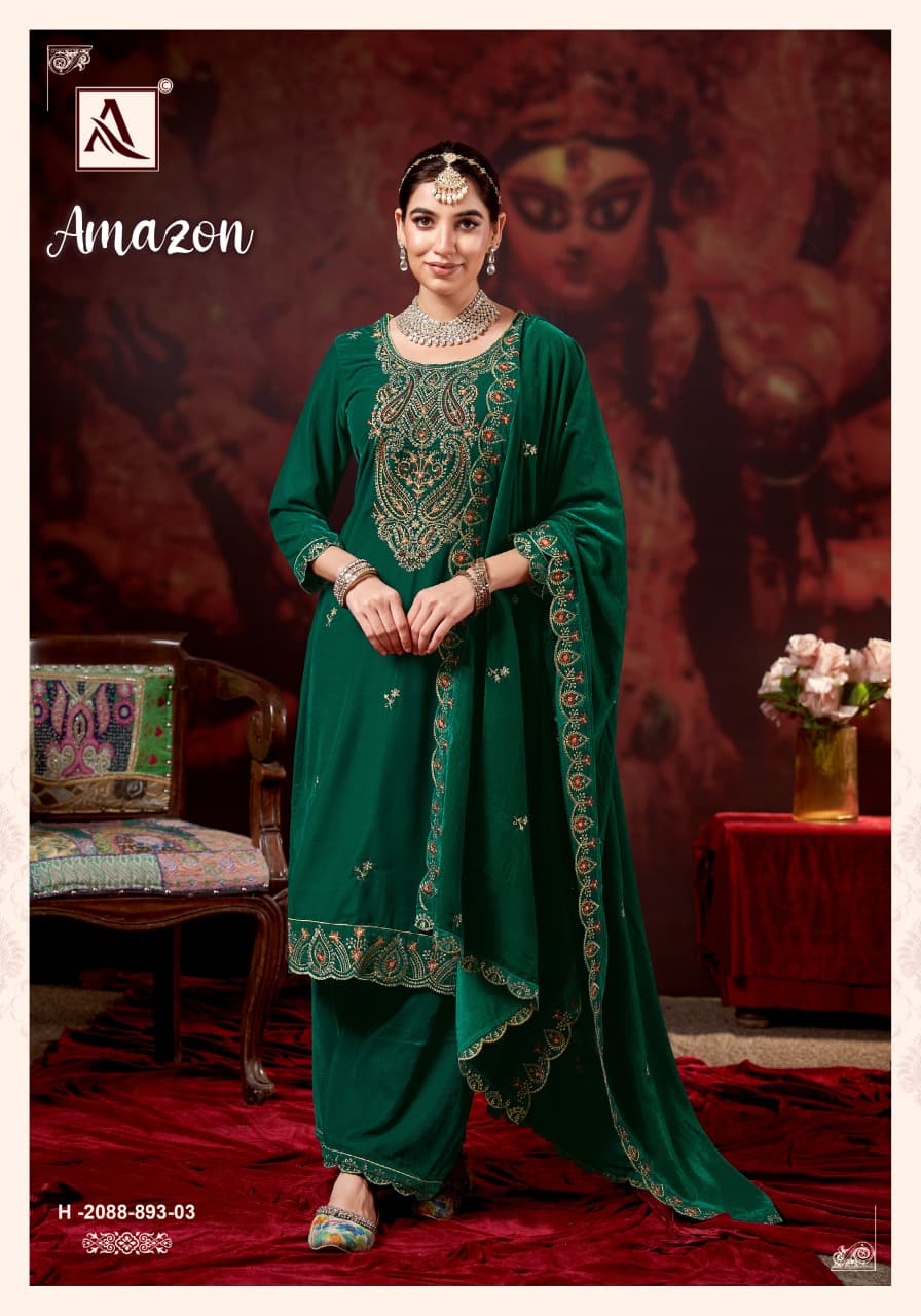 Amazon Alok Velvet Suits Supplier Gujarat