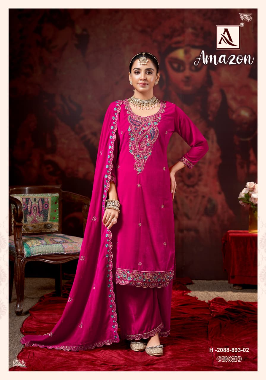 Amazon Alok Velvet Suits Supplier Gujarat