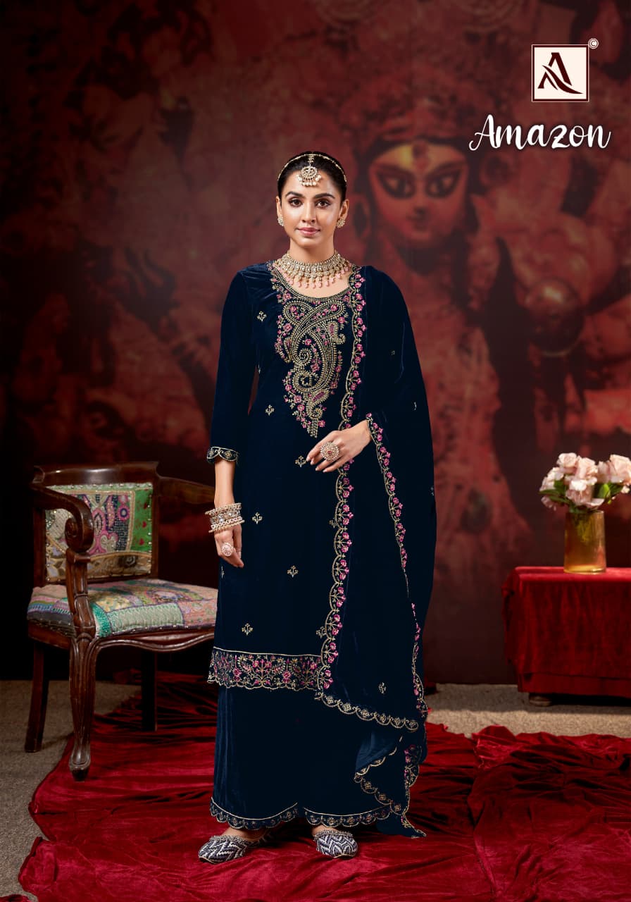 Amazon Alok Velvet Suits Supplier Gujarat