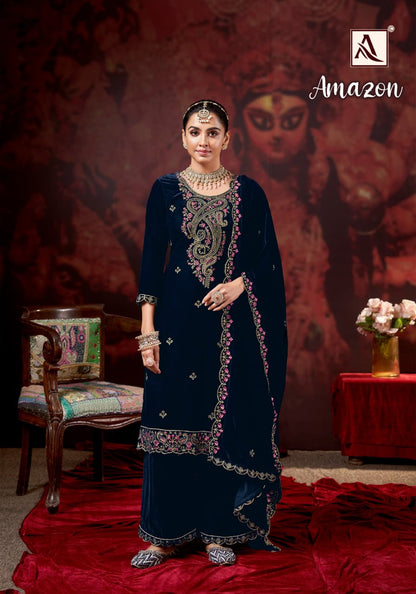 Amazon Alok Velvet Suits Supplier Gujarat