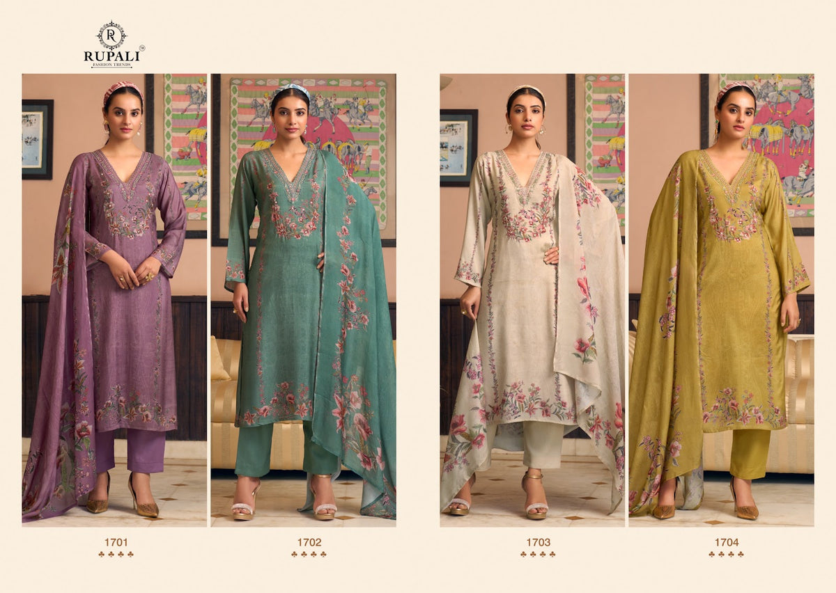 Ambari Vol 2 Rupali Viscose Pashmina Suits Exporter Ahmedabad